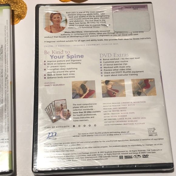 Stott Pilates DVDs for core and spine. New - Picture 5 of 7